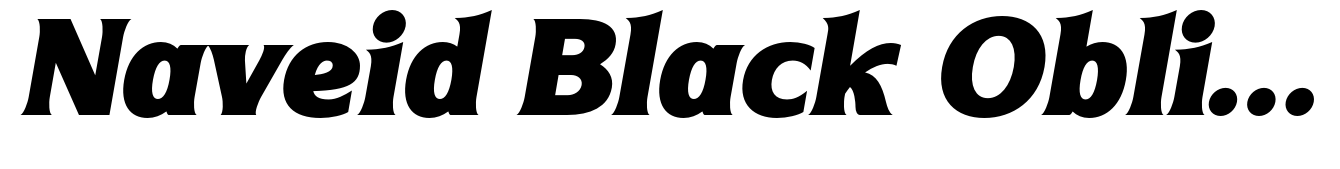 Naveid Black Oblique